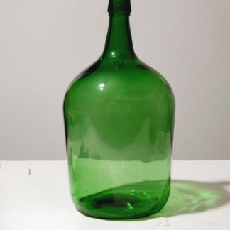 Bonbonne dame jeanne en verre recyclé vert olive 8L
