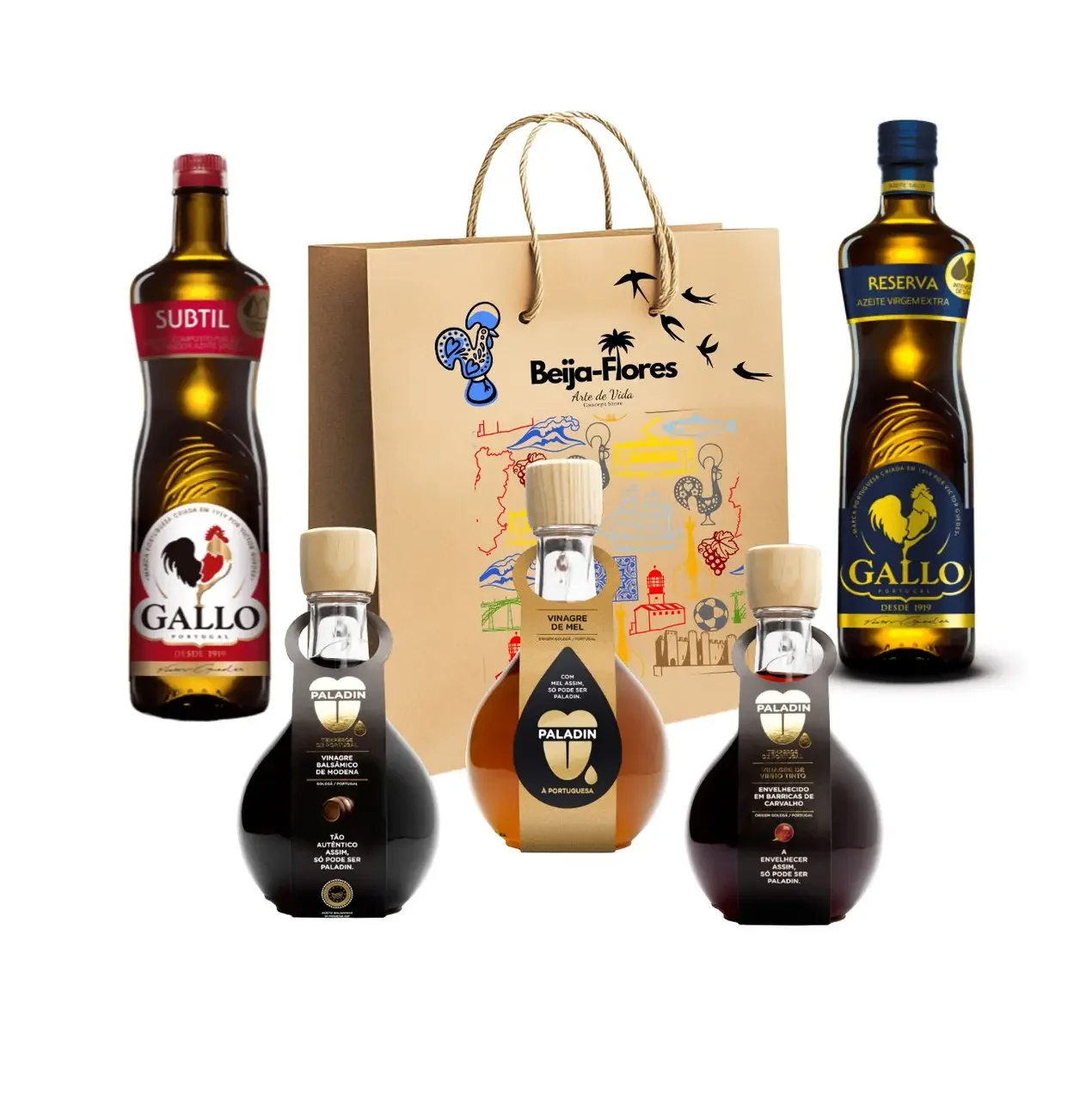 coffret huile et vinaigre gallo et paladin