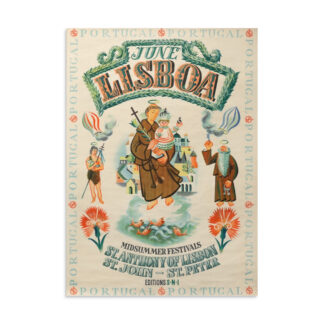 Affiche-Poster Santo António — Lisboa 50 × 70 cm  BF439 Studio