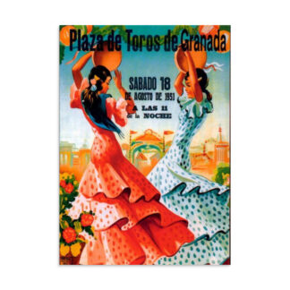 Affiche-Poster GranadaToros — Vintage 50 × 70 cm