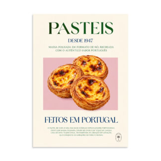 Affiche-Poster Pasteis de Nata  —  50 × 70 cm